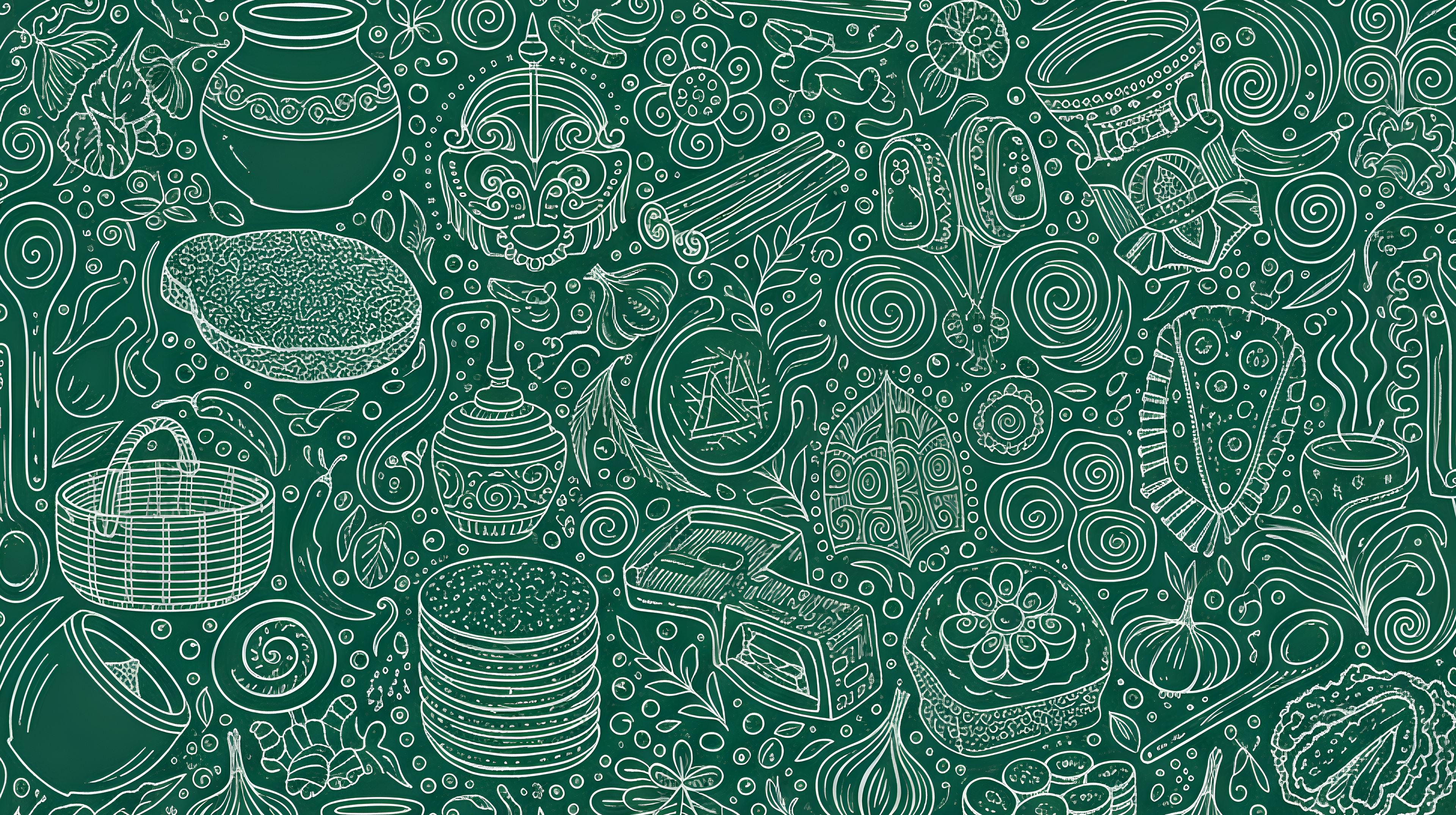 Ceylon Cooking Background